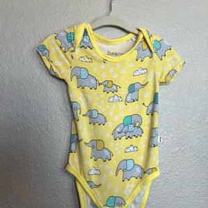 Little Sleepies Elephant Snuggles Bodysuit 6/12 months